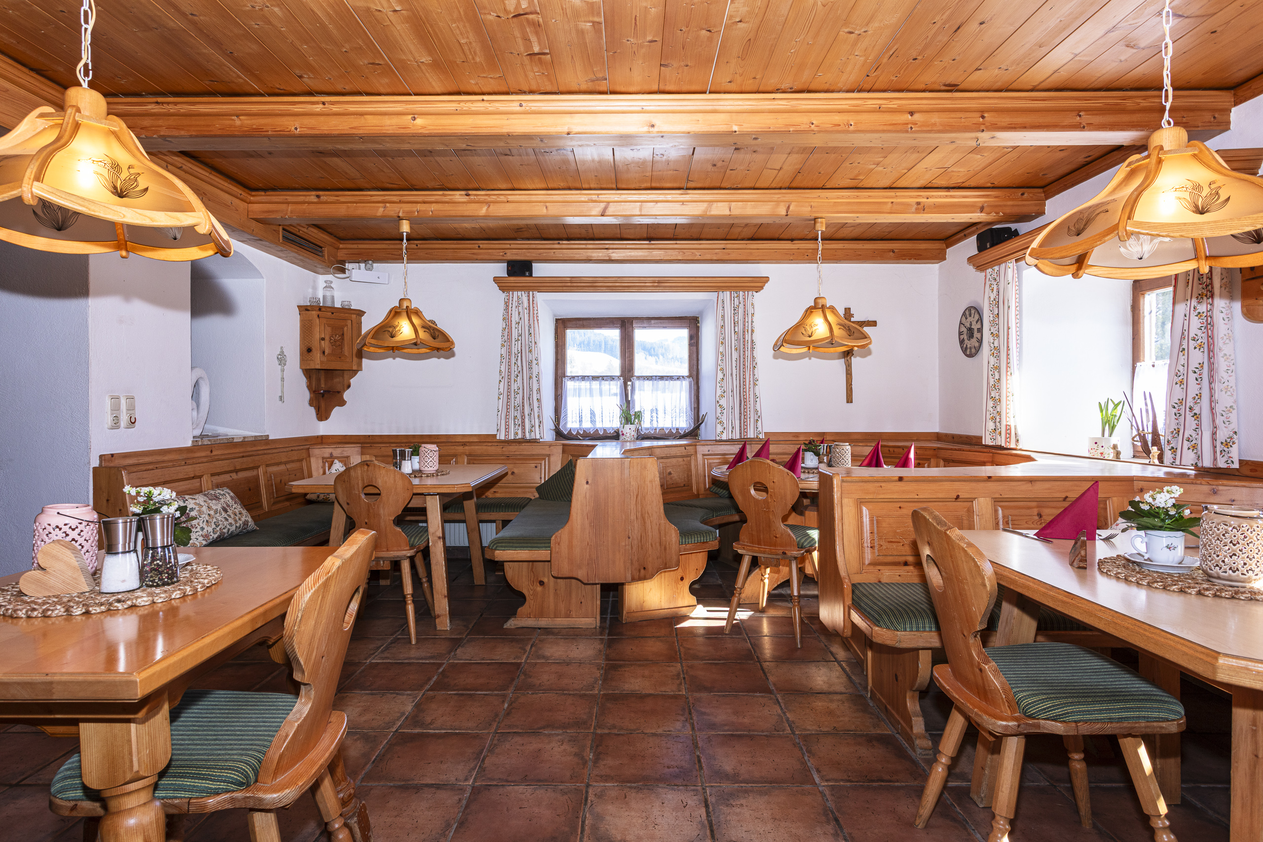 Blick in die Gaststube des Theurerhofs